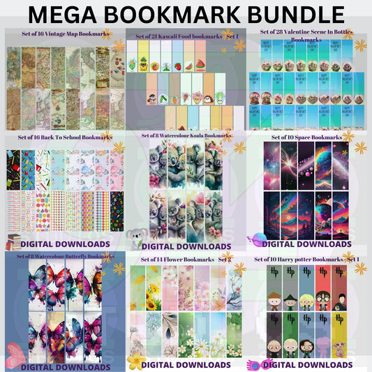 MEGA BOOKMARK BUNDLE - All available bookmark bundles plus unreleased bundles