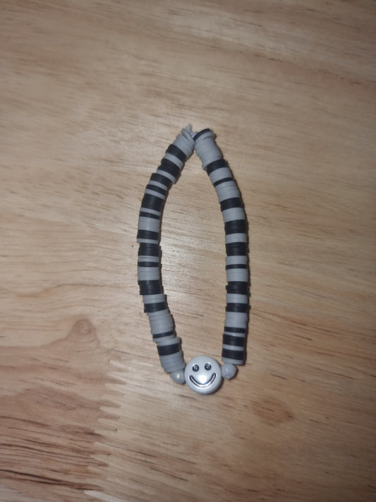 Handmade Clay Bead Bracelet